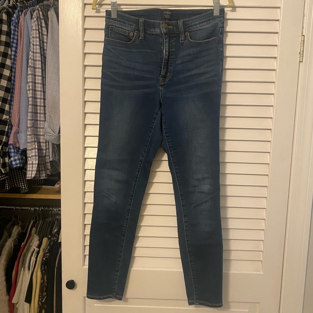 J.Crew 9” High Rise Skinny Jeans
